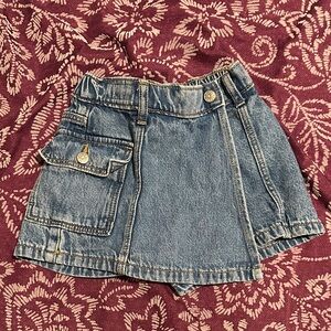 Zara Blue Denim Skirt